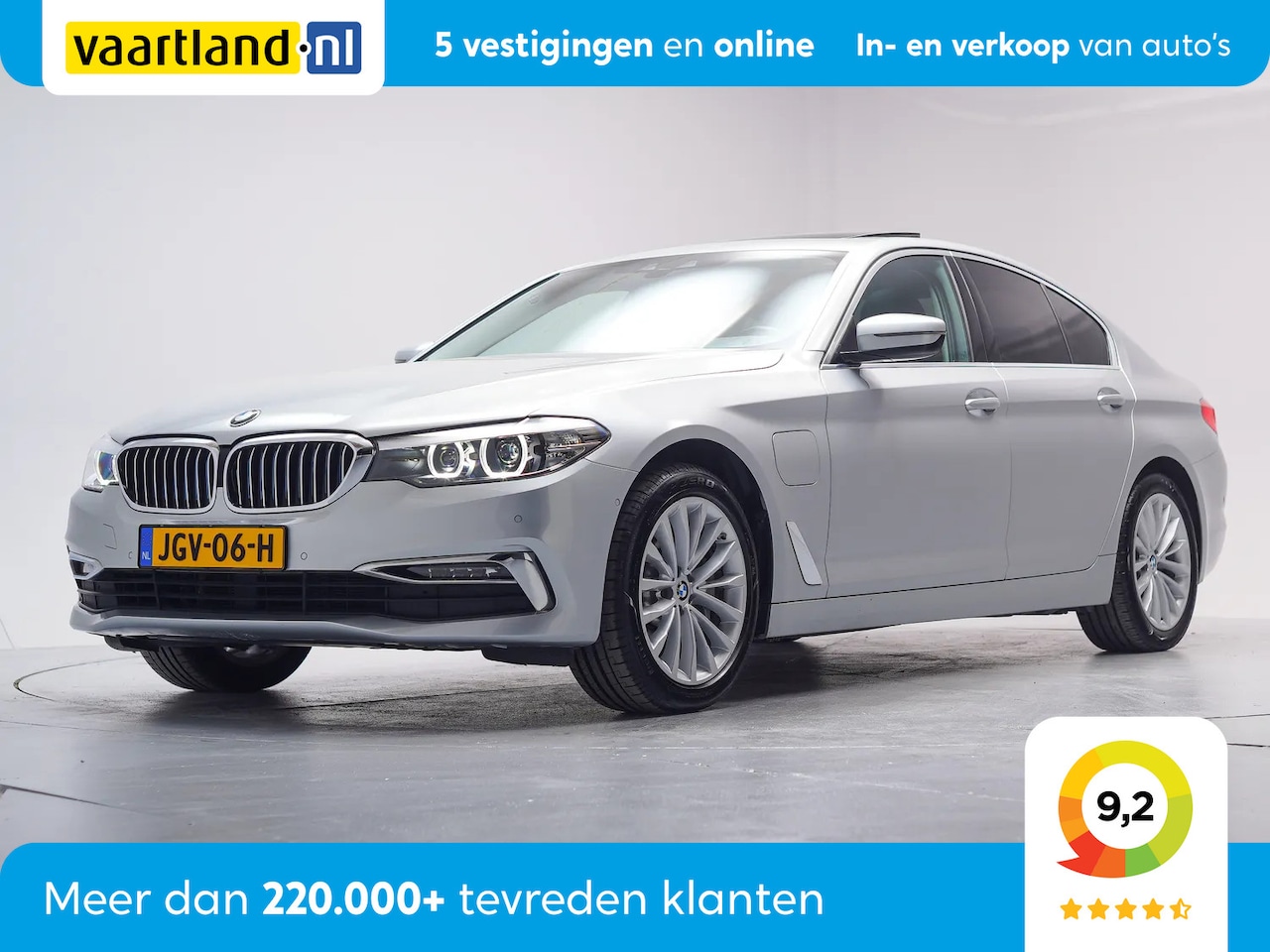BMW 5-serie - 530e iPerformace Luxury Aut. [ Schuifdak Leder Navi.Prof ] - AutoWereld.nl