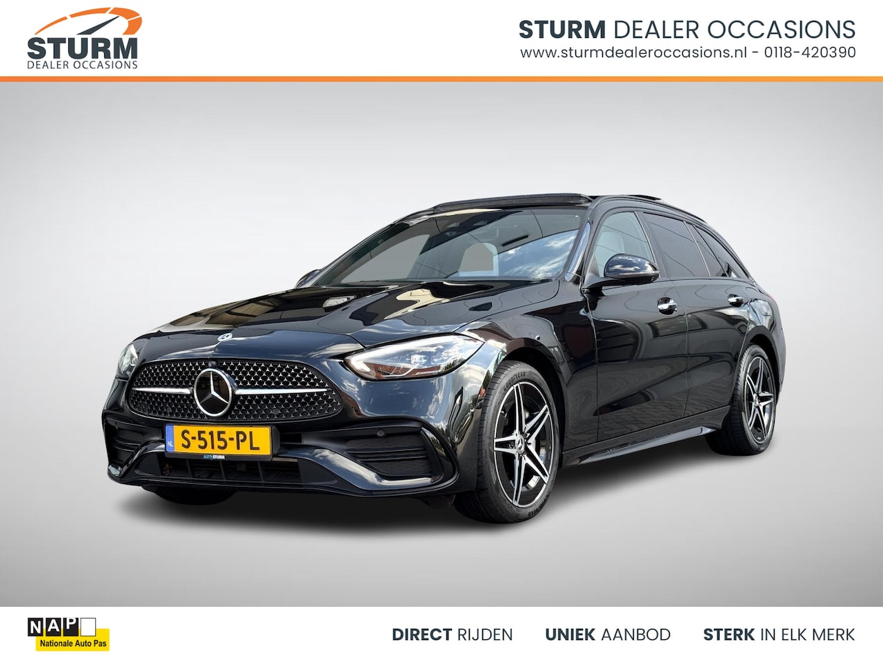 Mercedes-Benz C-klasse Estate - 300 e AMG Line SoH 99% NL-Auto, Volle Opties! NP. € 76.000,- - AutoWereld.nl