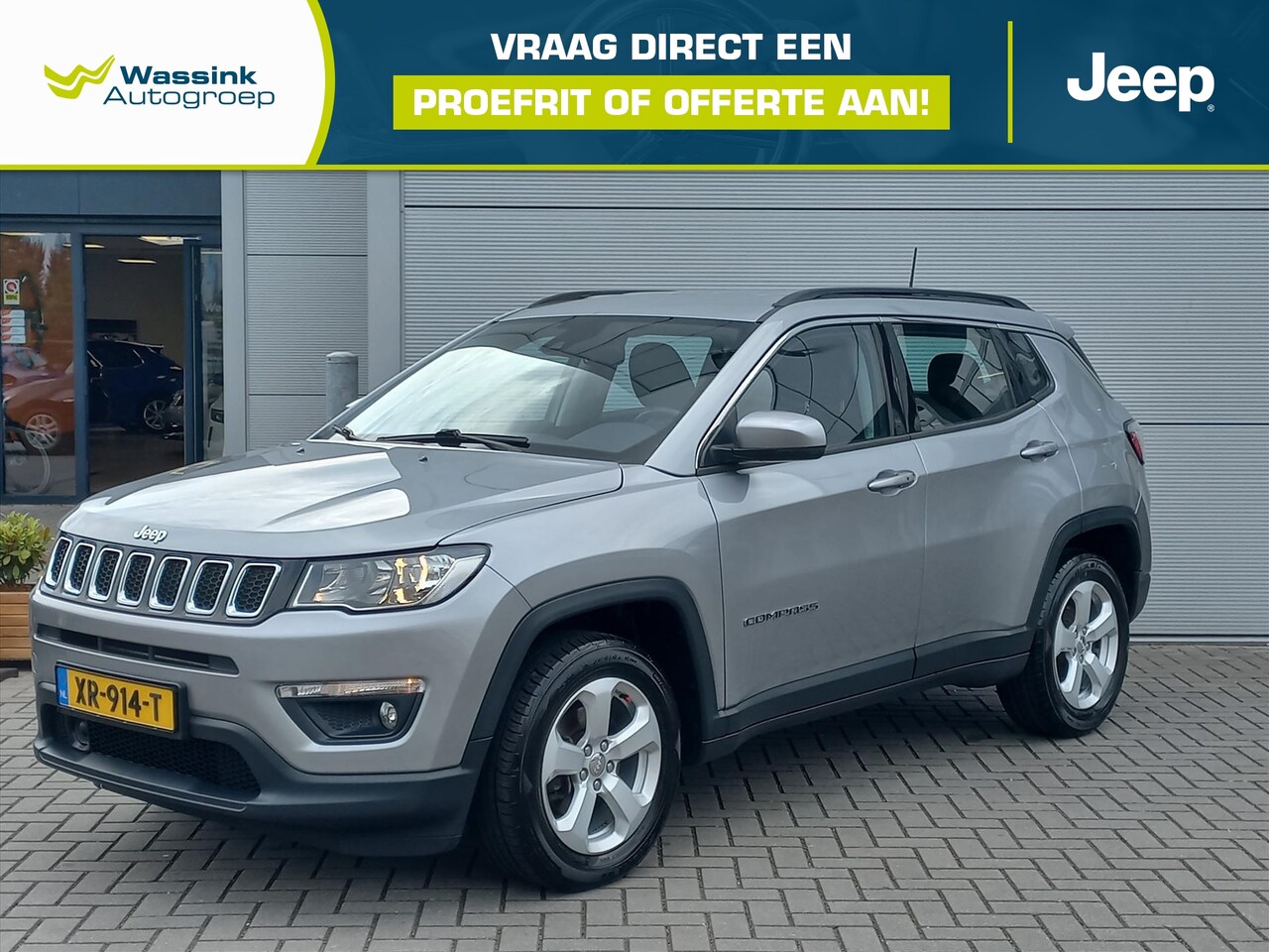 Jeep Compass - 1.4 MultiAir 140pk Longitude | Climate control | Navigatie | Lm velgen | Camera | Apple + - AutoWereld.nl