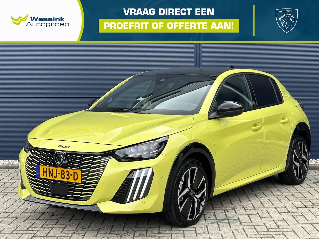 Peugeot e-208 - EV 51kWh 156pk GT | 409km range | Adaptive cruise | Navigatie | 360 camera - AutoWereld.nl