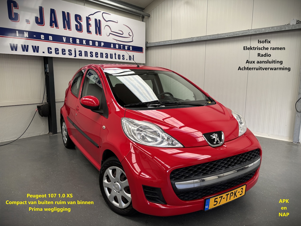 Peugeot 107 - 1.0-12V XS 5 Deurs!! MANUAL - AutoWereld.nl