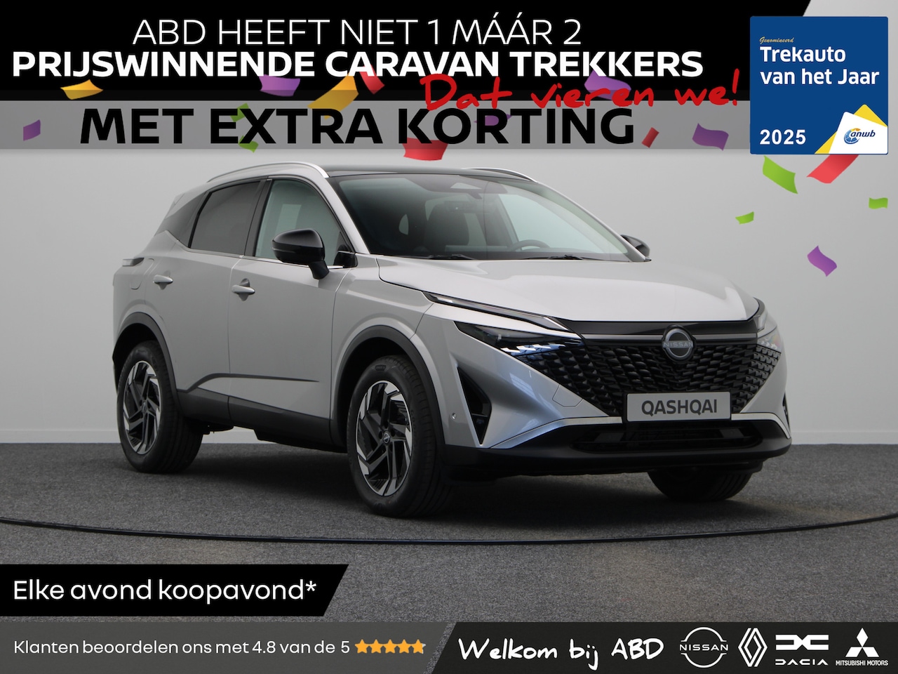 Nissan Qashqai - N-Connecta + Panoramisch glazen dak + Cold Pack e-Power | 12.3" TFT digitale cockpit | Aud - AutoWereld.nl