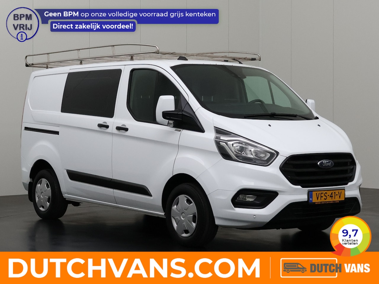 Ford Transit Custom - 2.0TDCI Imperiaal | Trekhaak | Multimedia | Camera | 3-Persoons | Airco | Cruise - AutoWereld.nl