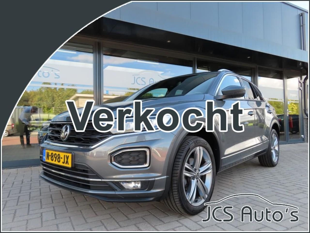 Volkswagen T-Roc - 1.5 TSI Sport R-Line DSG Pano Adapt Cr. 18 Inch 2021 - AutoWereld.nl