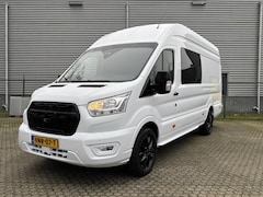 Ford Transit - 350 2.0TDCI L4H3 AUTOMAAT | Uniek | 5 pers. | volledig geïsoleerd | Safari Actie