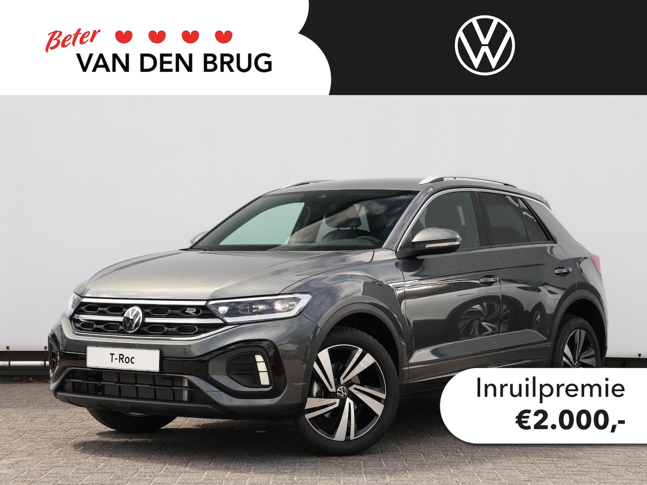 Volkswagen T-Roc - R-Line-Edition 1.5 110 kW / 150 pk TSI | Camera | Trekhaak | 17" inch lm velgen | Keyless - AutoWereld.nl