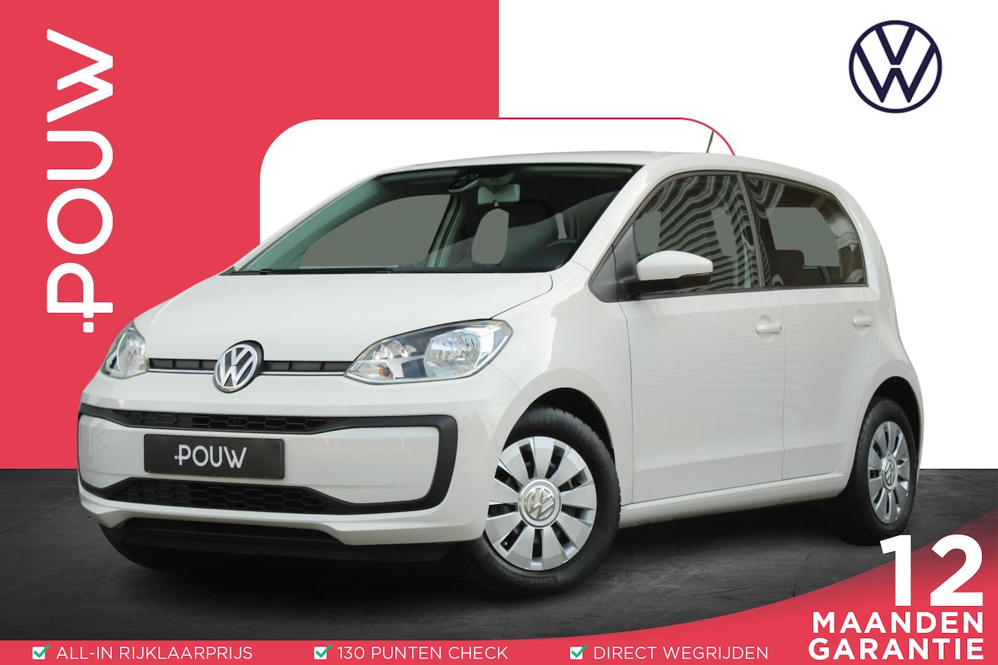 Volkswagen Up! - 1.0 60pk Move up! 5-Drs | DAB+ | Airco | Navigatie via Maps & More - AutoWereld.nl