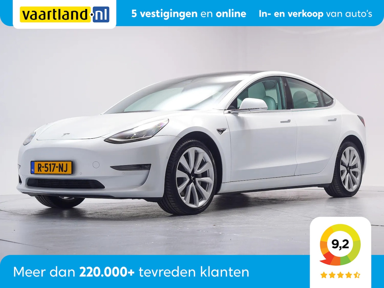 Tesla Model 3 - Long Range RWD Long Range AWD 75 kWh [ Panorama Leder Autopilot ] - AutoWereld.nl