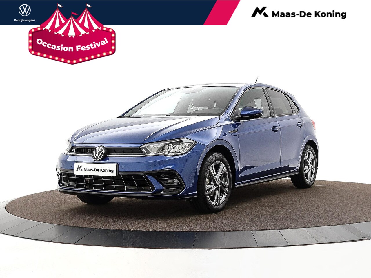 Volkswagen Polo - 1.0 TSI 95pk DSG R-Line · Apple/Android Car Play · Camera · P-Sensoren · Getint Glas · 16' - AutoWereld.nl
