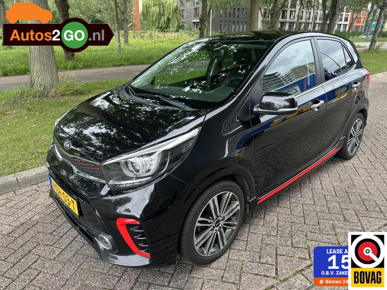 Kia Picanto - 1.2 CVVT GT-Line I Airco I Navi I camera I AppleCarplay Android Auto I Rijklaar I - AutoWereld.nl