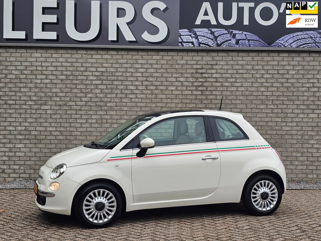 Fiat 500 - 1.2 Lounge Pdc/Pano-dak - AutoWereld.nl