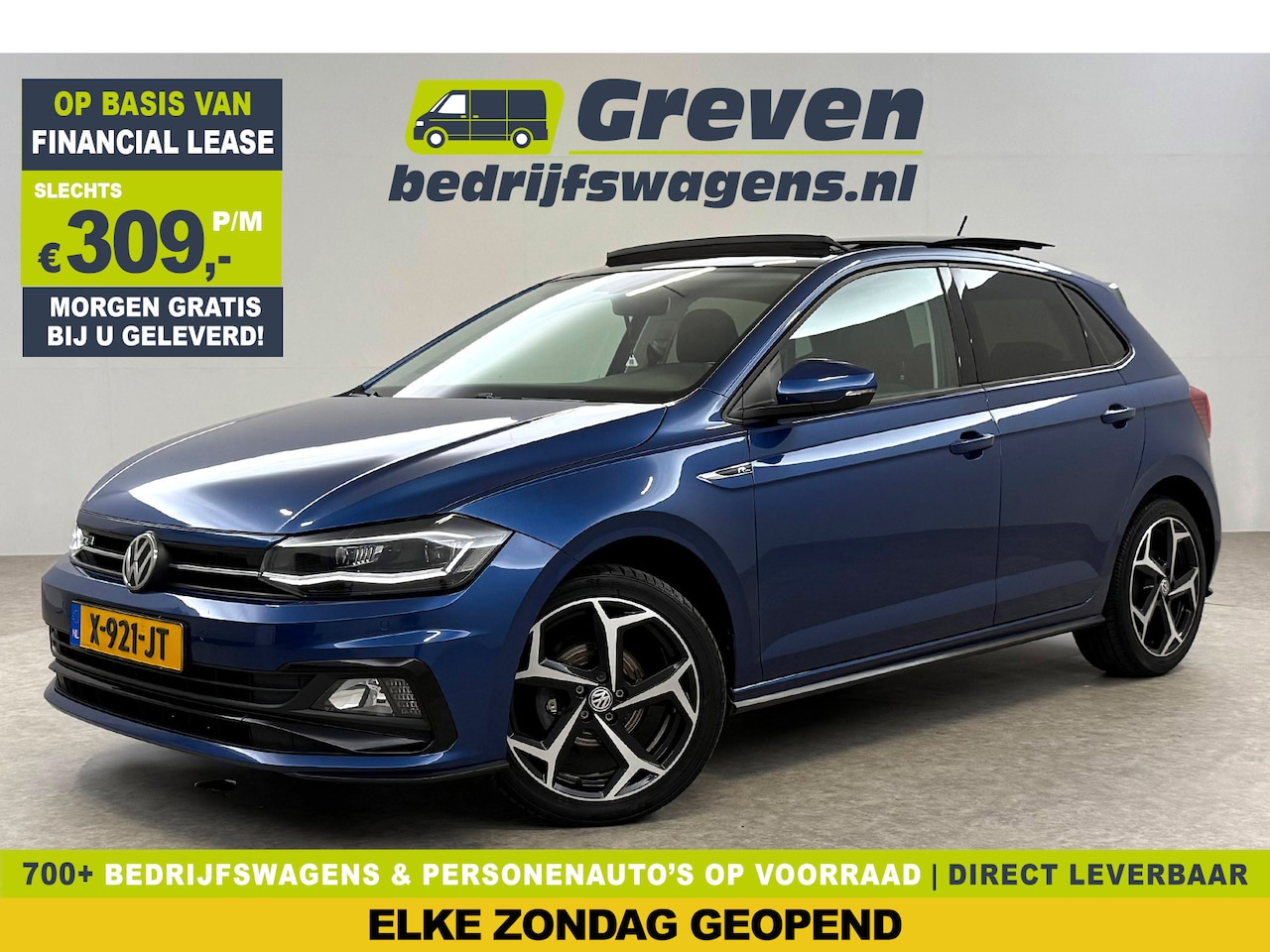 Volkswagen Polo - 1.0 TSI R-line | Pano | Carplay | Virtual | LED | Climate | Cruise | Stoelverw. - AutoWereld.nl