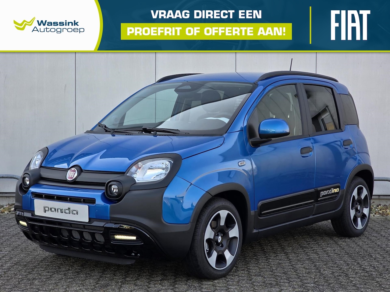 Fiat Panda - Pandina 70pk Hybrid | Navigatie via app | Airco | Cruise Control | Parkeersensoren - AutoWereld.nl