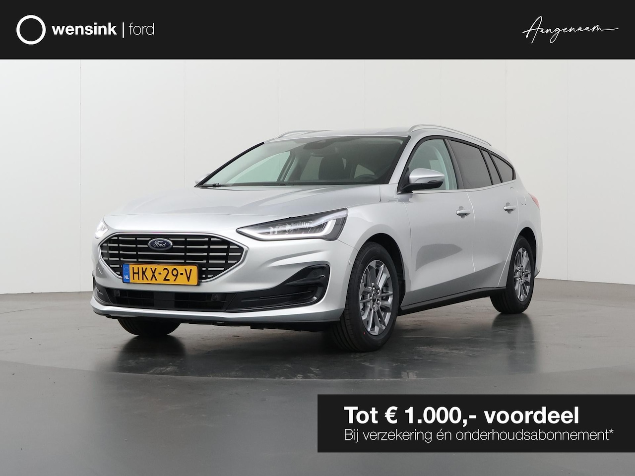 Ford Focus Wagon - 1.0 EcoBoost Hybrid Titanium | Navigatie | Winterpack | Cruise control Adaptief | Parkeerc - AutoWereld.nl