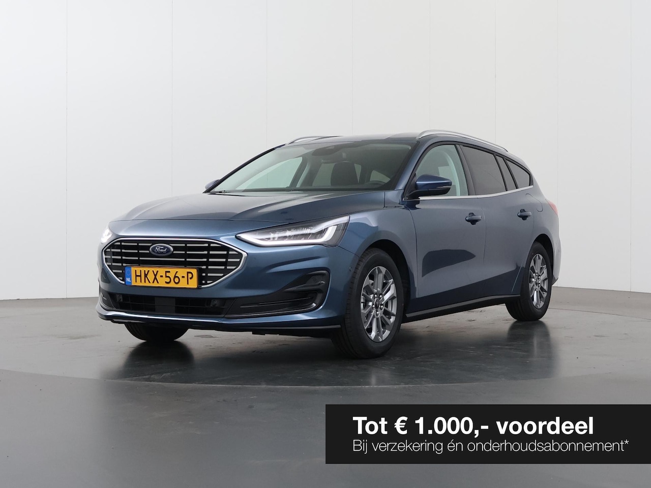 Ford Focus Wagon - 1.0 EcoBoost Hybrid Titanium | Navigatie | Stoelverwarming | Achteruitrijcamera | Adaptive - AutoWereld.nl