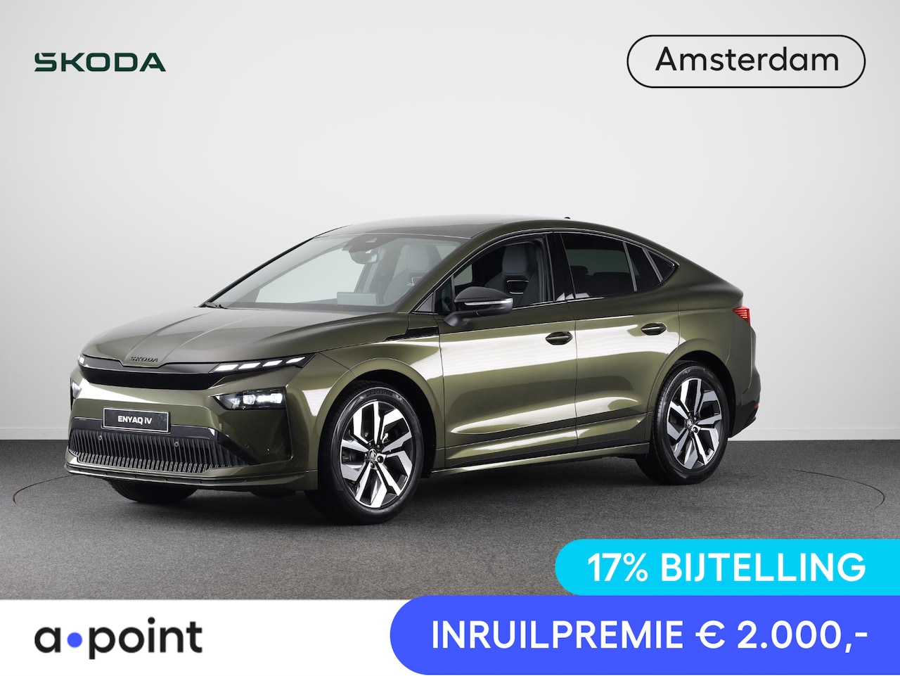 Skoda Enyaq Coupé iV - 60 Sportline 204 pk | Blind Spot | Panoramadak | Adaptive Cruise Control | Stoelverwarming - AutoWereld.nl