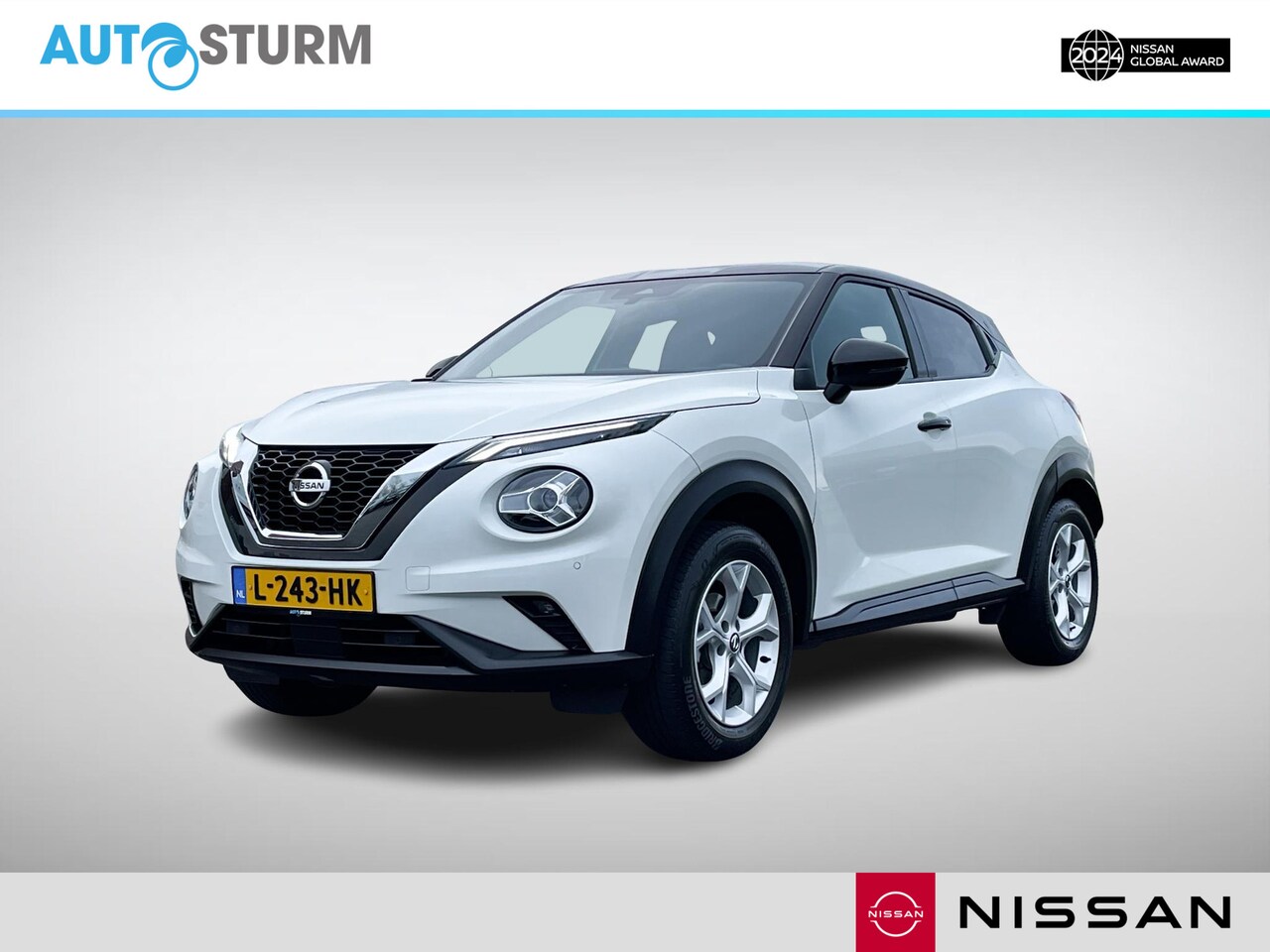 Nissan Juke - 1.0 DIG-T N-Connecta Parking Pack | Two-Tone Lakkleur | Navigatie | Camera | LED Koplampen - AutoWereld.nl