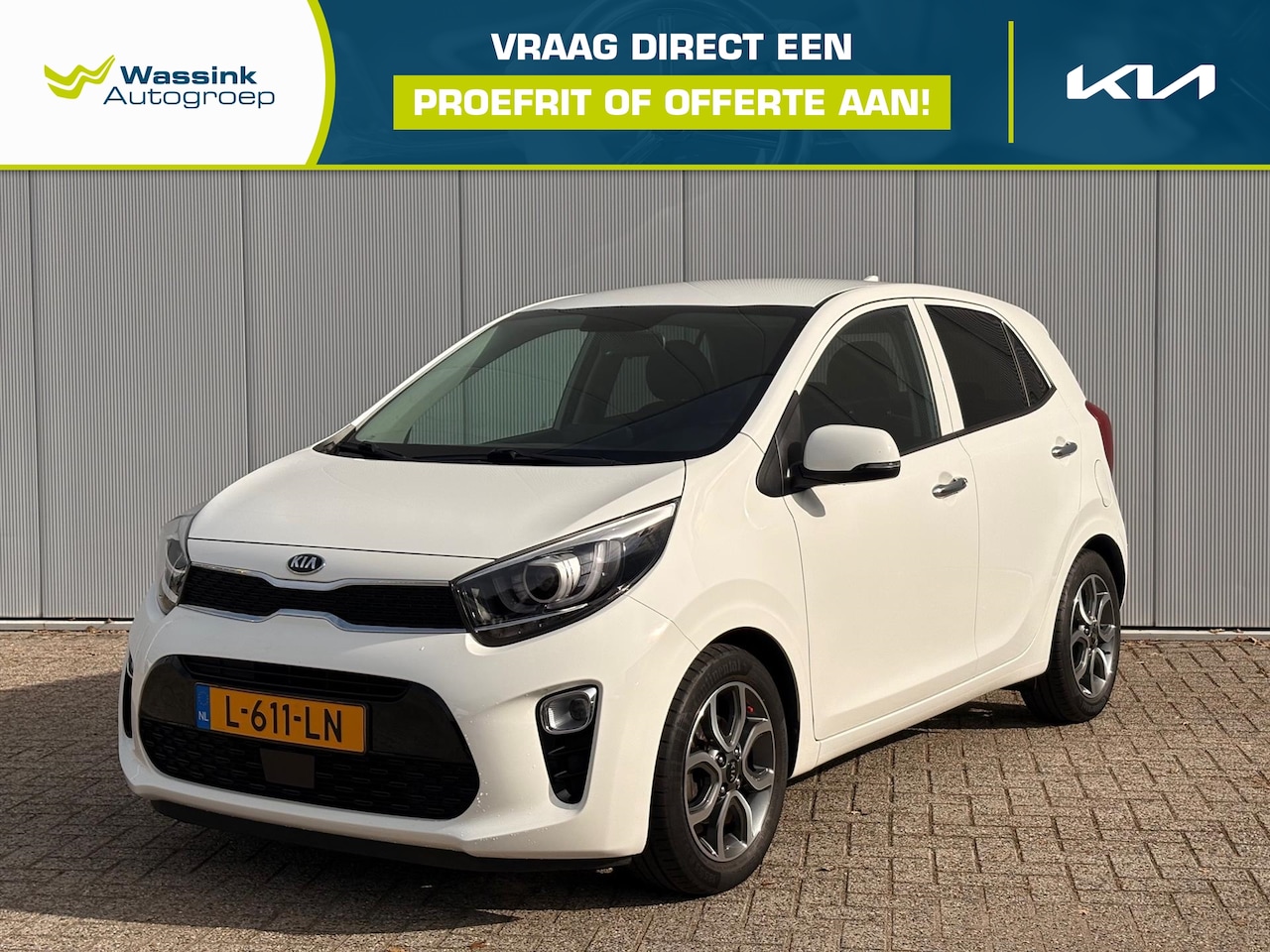 Kia Picanto - 1.0 MPi 67pk 4-zits DynamicPlusLine | Navigatie | Cruise | Camera | Keyless | Carplay | Li - AutoWereld.nl