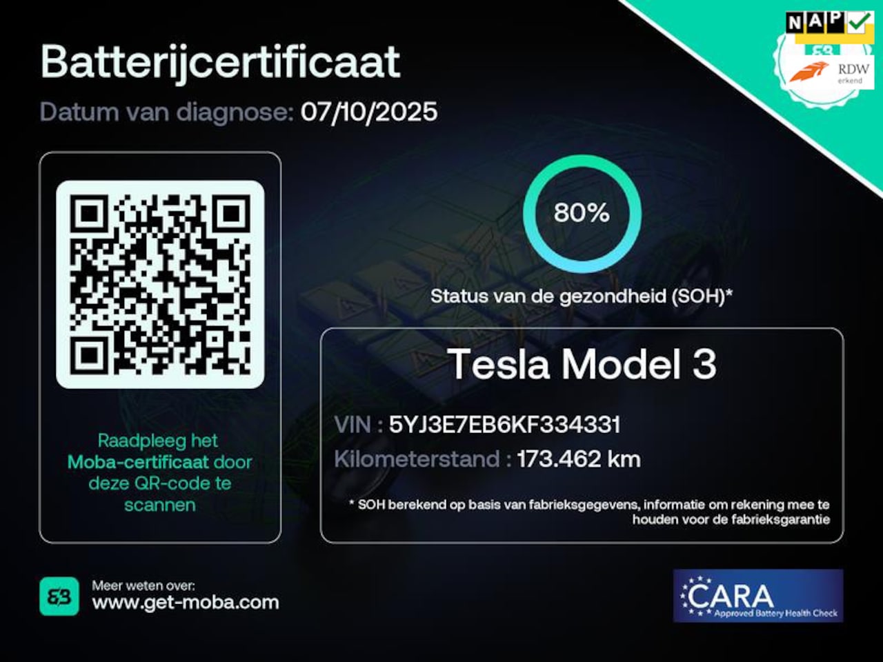Tesla Model 3 - Long Range RWD Long Range AWD 75 kWh 80% SOH Rijklaarprijs! - AutoWereld.nl