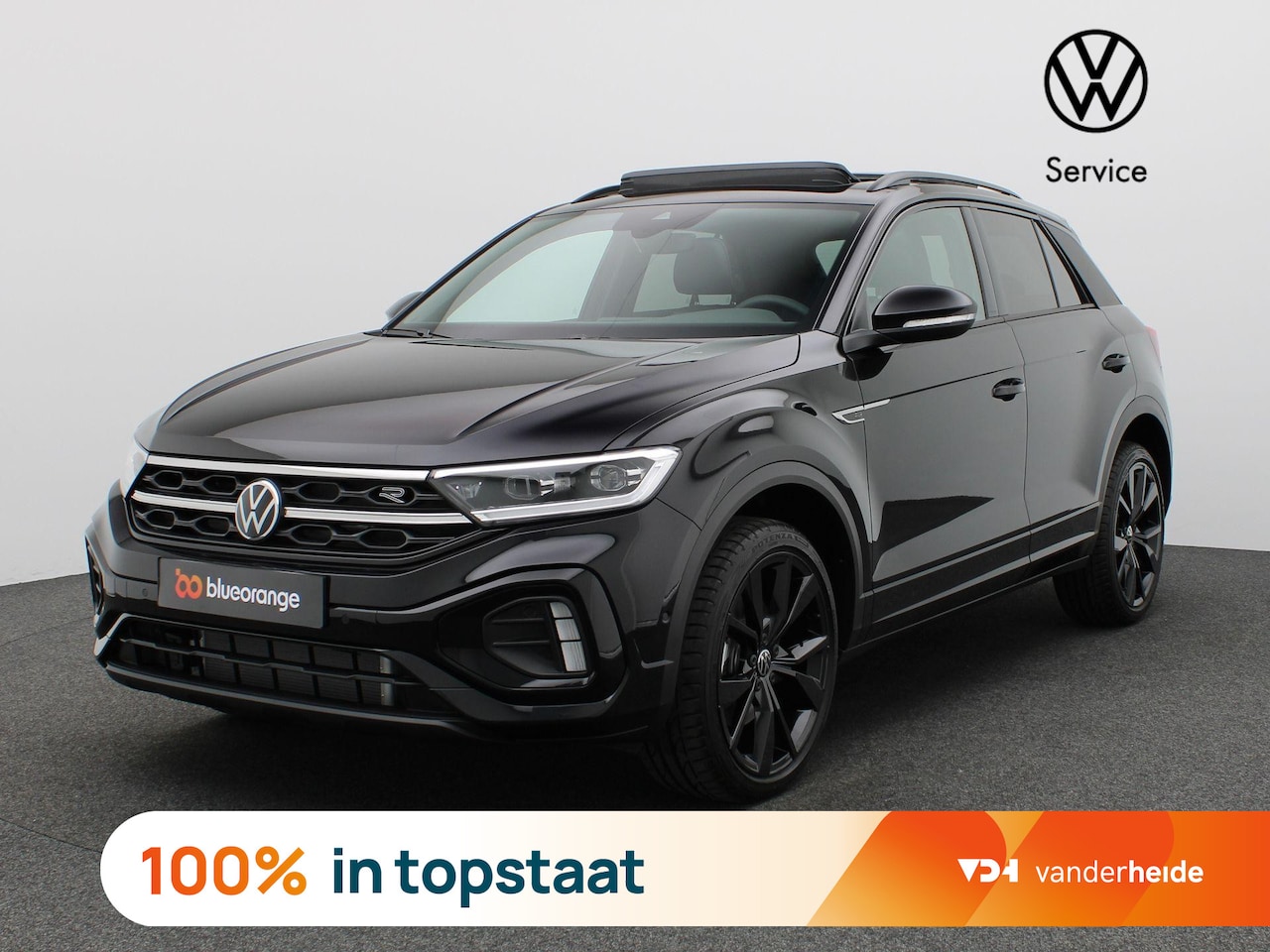 Volkswagen T-Roc - 1.5 TSI R-Line Business 150PK DSG Trekhaak, Pano-Schuifdak, 19" LM Velgen, Black Style, LE - AutoWereld.nl