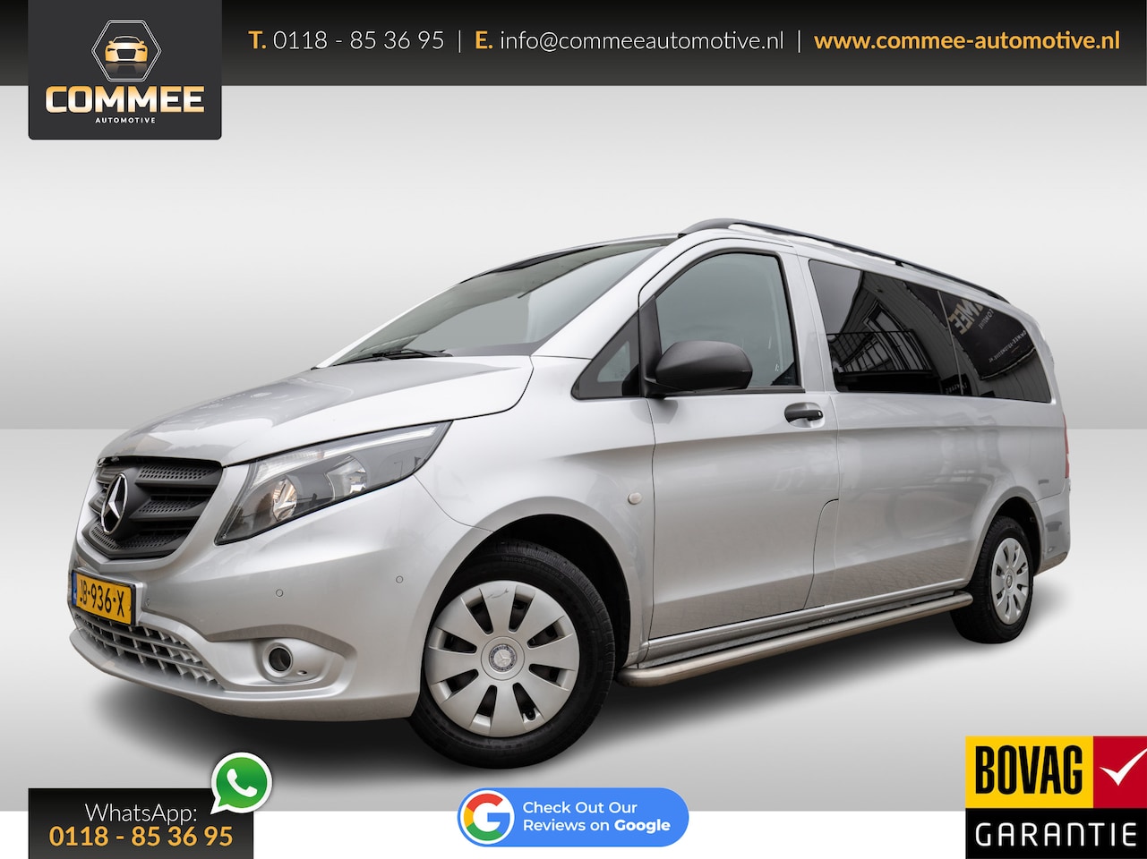 Mercedes-Benz Vito Tourer - 114 BlueTEC Pro Lang 9 pers. Marge ✅NAV✅CAM✅Crcontrol - AutoWereld.nl