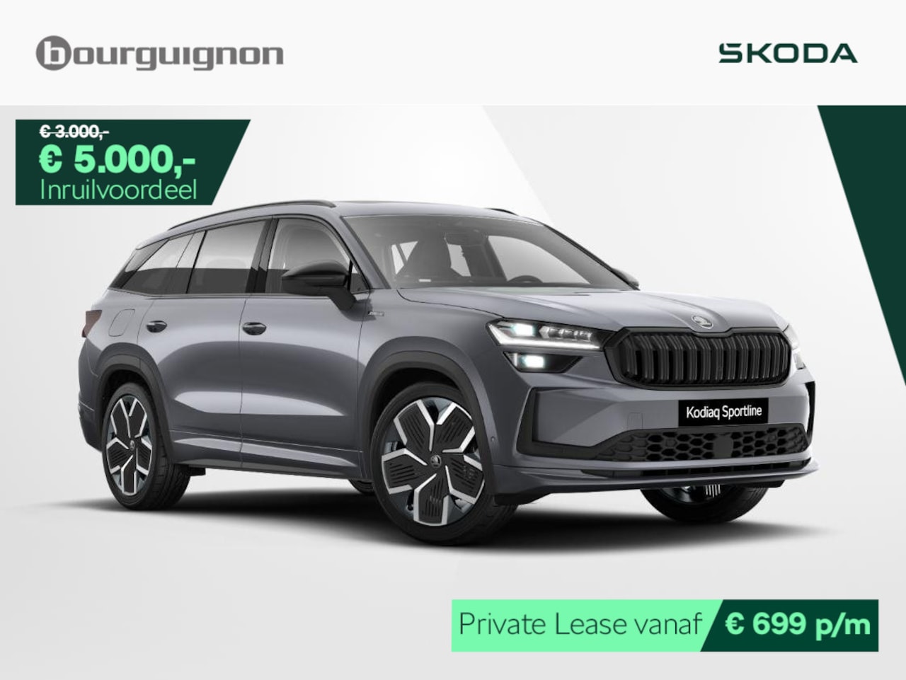 Skoda Kodiaq - Sportline Business 1.5 TSI PHEV 204PK | Trekhaak | 360 camera | Panoramadak | Head-up disp - AutoWereld.nl
