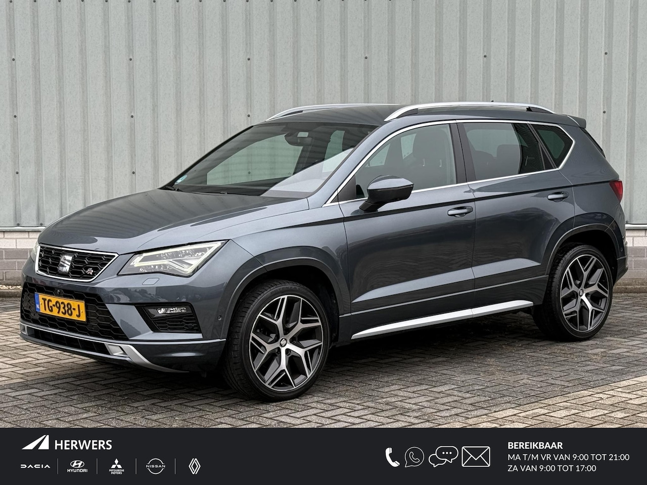 SEAT Ateca - 1.4 EcoTSI FR Business Intense / Automaat / 360 Graden Camera / Parkeersensoren Voor + Ach - AutoWereld.nl