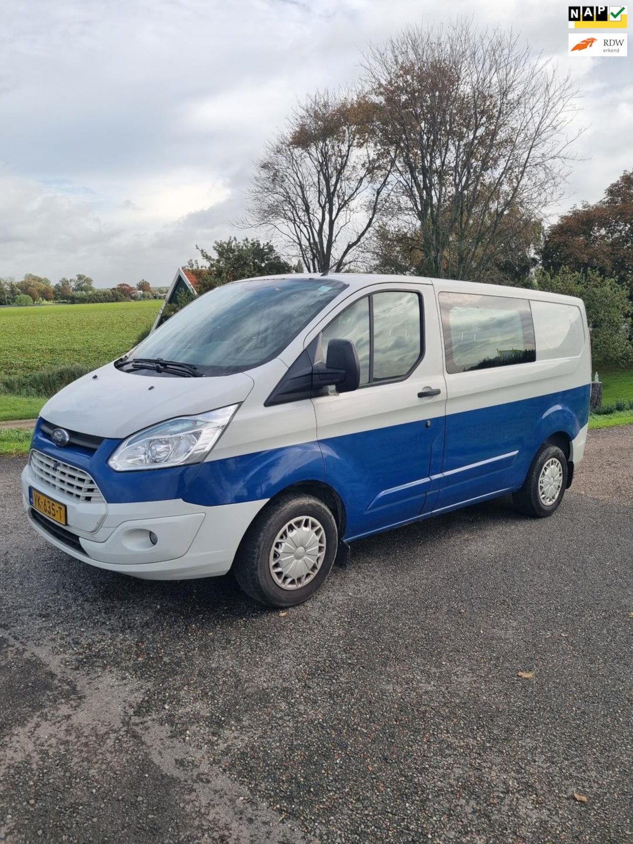 Ford Transit Custom - 290 2.2 TDCI L1H1 Trend DC 290 2.2 TDCI L1H1 Trend DC, A/C, Cruise, Prima rijden. - AutoWereld.nl