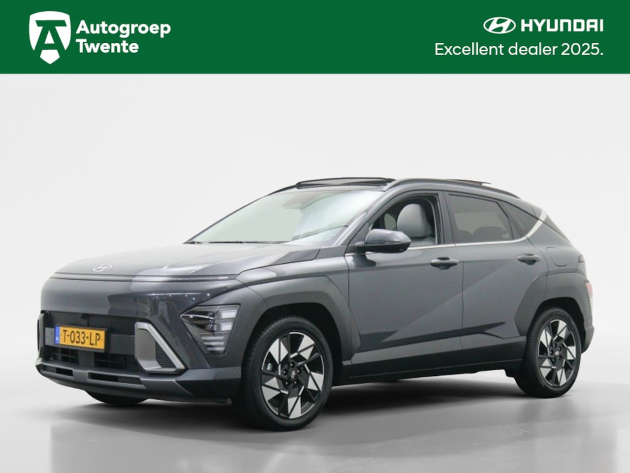 Hyundai Kona - 1.6 GDI HEV Premium Sky | All-seasons | Creme leder - AutoWereld.nl