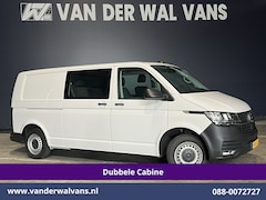Volkswagen Transporter - 2.0 TDI L2H1 Dubbele Cabine Euro6 Airco | 2200kg Trekhaak | Apple Carplay Cruisecontrol, A