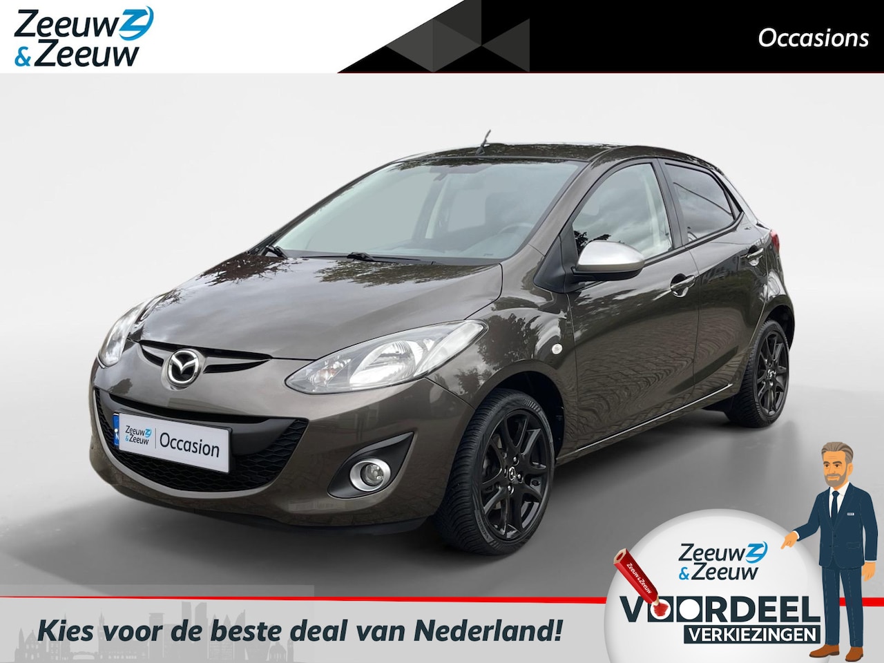 Mazda 2 - 1.3 Silver Edition | Stoelverwarming | All Season banden | Parkeersensoren | Navi | Blueto - AutoWereld.nl