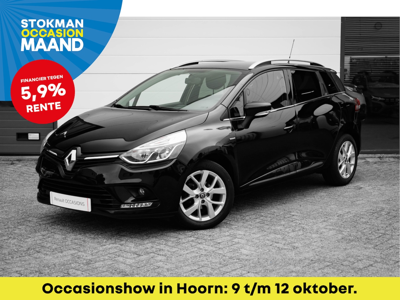 Renault Clio Estate - 0.9 TCe Limited | parkeersensoren achter | Airco | LM Velgen | NAVI | | incl. Bovag rijkla - AutoWereld.nl