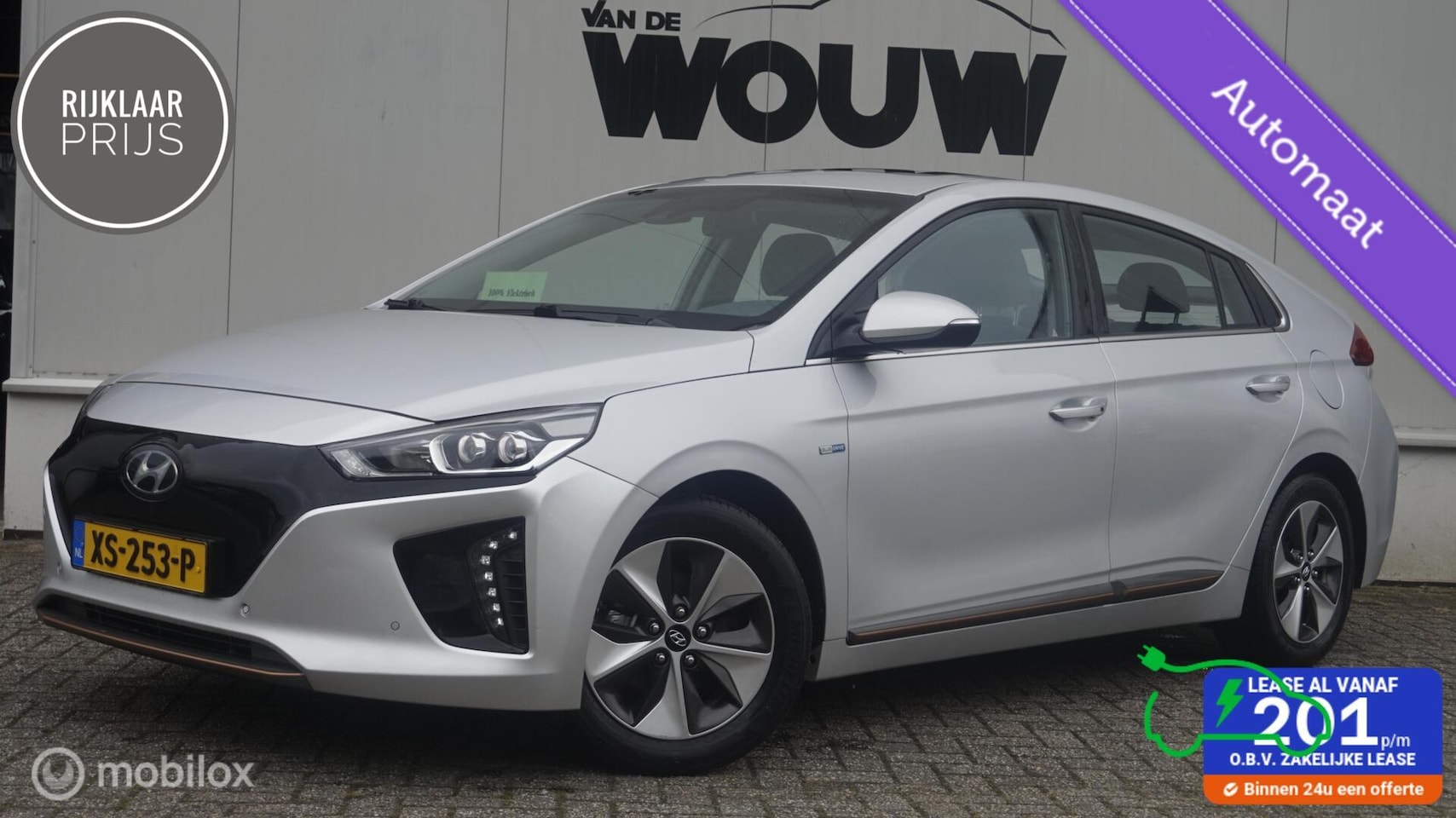 Hyundai IONIQ - Premium EV Leder | Navi | Elektr. Stoelverstelling - AutoWereld.nl