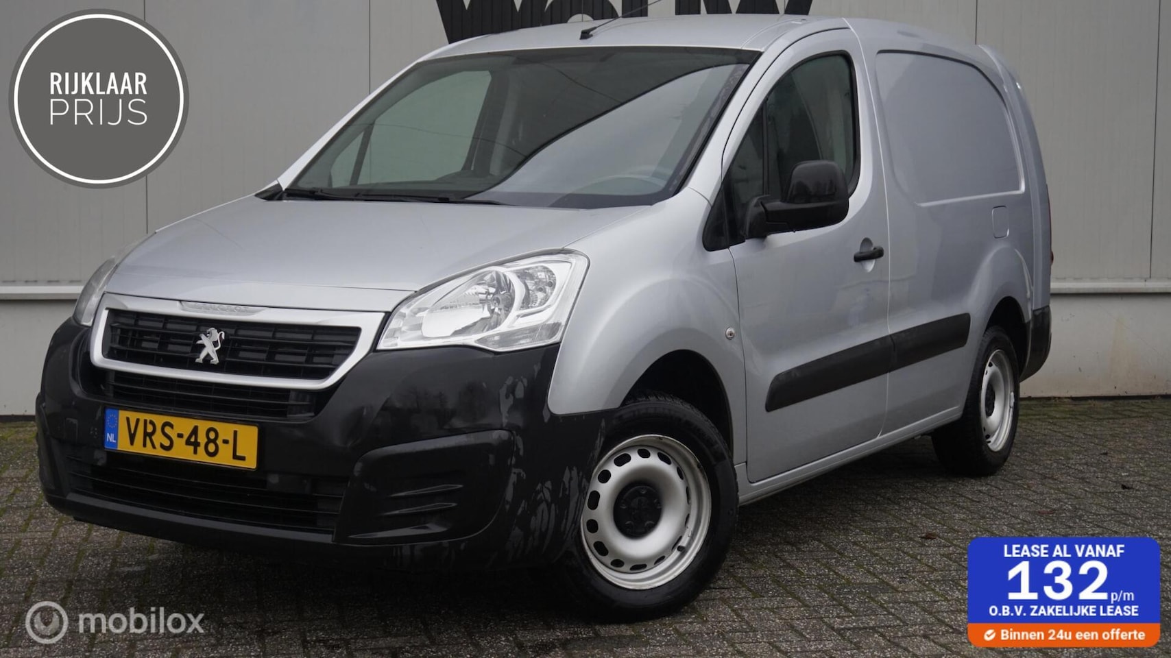 Peugeot Partner - bestel 121 1.6 BlueHDi 100pk L2 Premium S&S Airco | Park. Sens. | Apple Carplay | Euro 6 - AutoWereld.nl