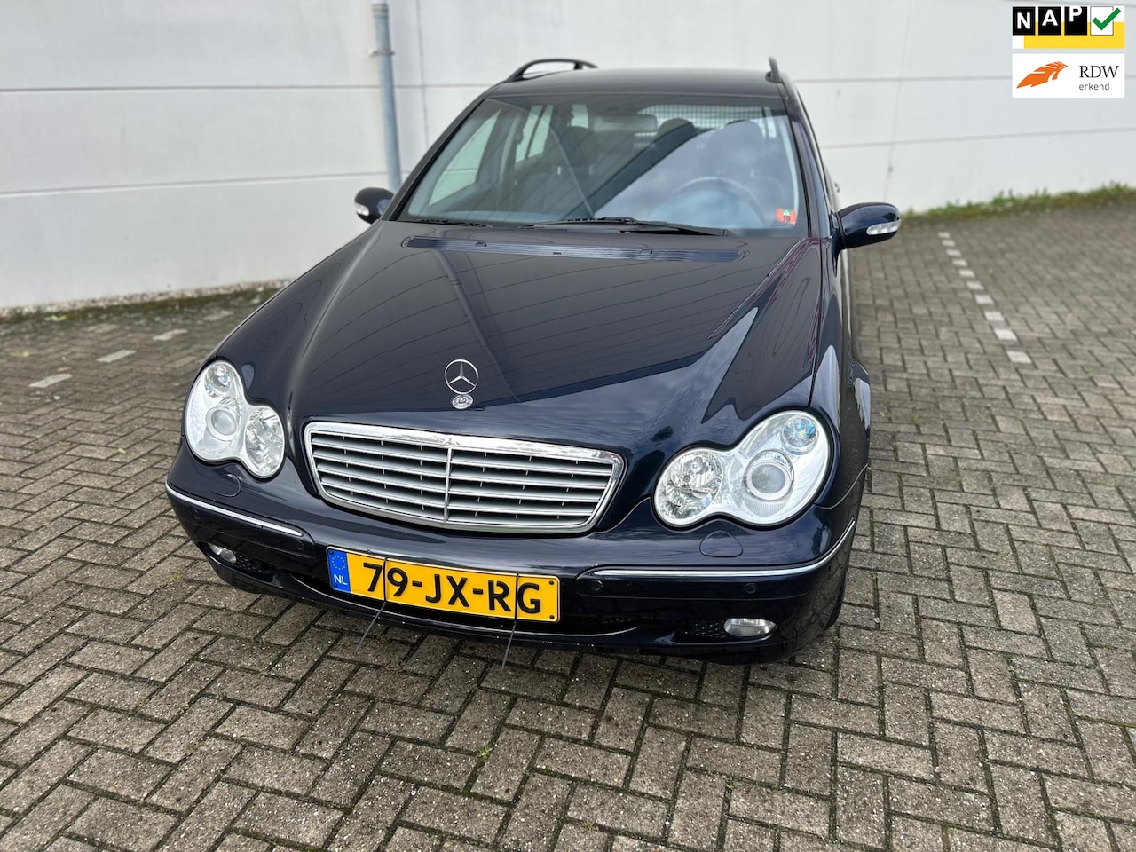 Mercedes-Benz C-klasse Combi - 220 CDI Elegance Automaat Navi Cruise Clima Telefoon NL Auto - AutoWereld.nl
