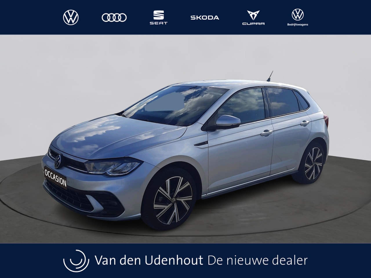 Volkswagen Polo - 1.0 TSI R-Line | Navigatie | Leer | Camera | 17" Bergamo | - AutoWereld.nl