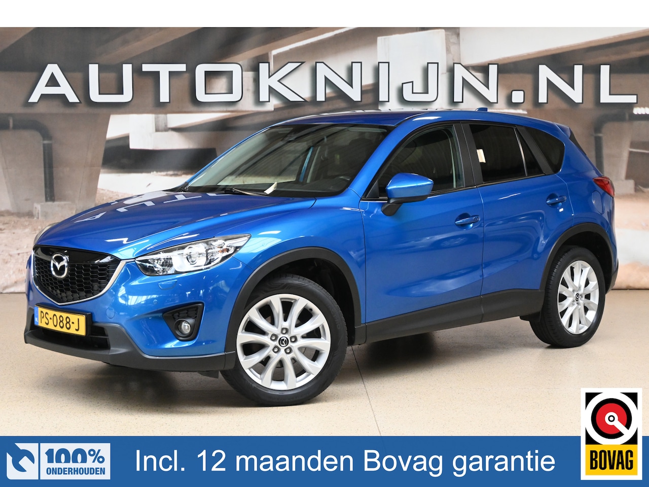 Mazda CX-5 - 2.0 SKYACTIVE-G 160pk 4WD GT-M | Leder | Bi-xenon | Keyless | 100% (Dealer) onderhouden la - AutoWereld.nl