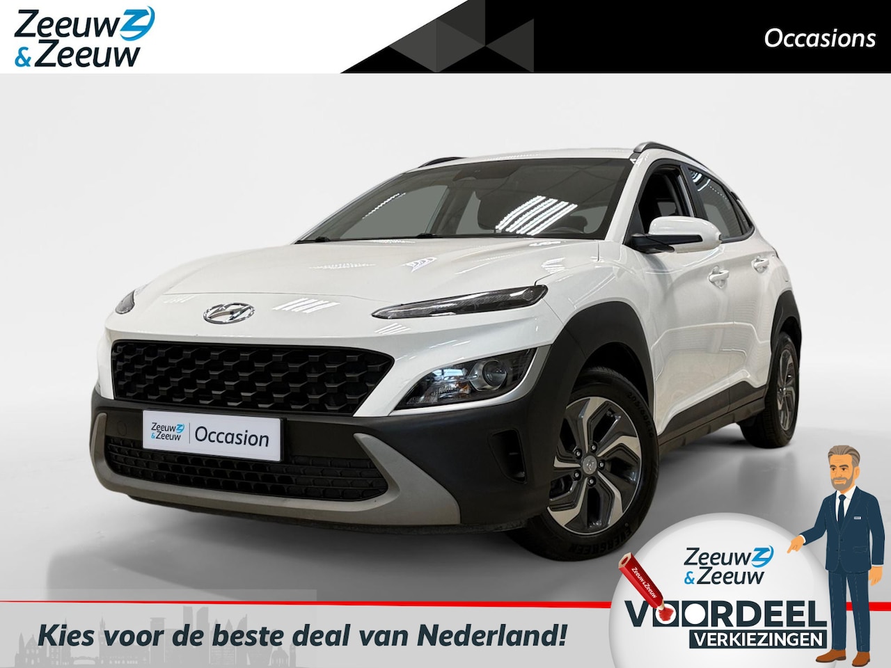 Hyundai Kona - 1.6 HYBRID | COMFORT SMART | AUTOMAAT | NAVI | CAMERA | - AutoWereld.nl