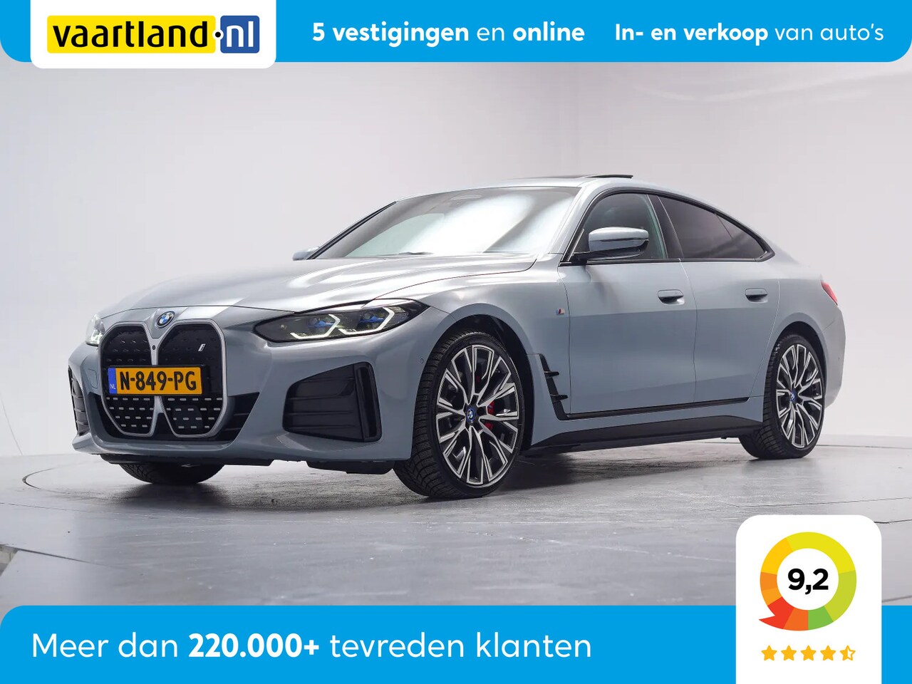 BMW i4 - eDrive40 M Sport [ Schuifdak M-Sportstoelen Harman/Kardon Leder ] - AutoWereld.nl