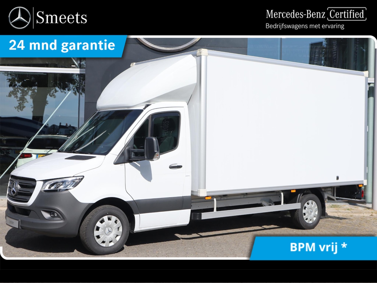 Mercedes-Benz Sprinter - 317 CDI L3 LAADBAK MET ACHTERDEUREN BAKWAGEN DISTRONIC NAVI LED KOPLAMPEN - AutoWereld.nl