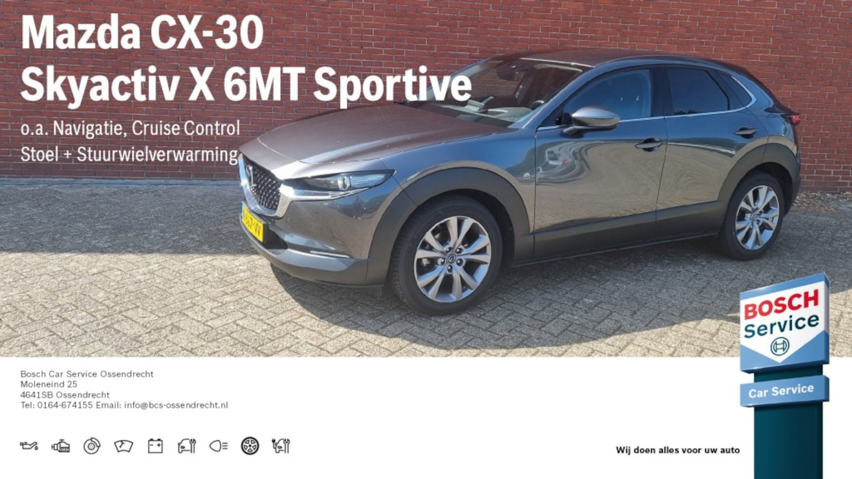 Mazda CX-30 - 2.0 ESA-X SPORTIVE - AutoWereld.nl