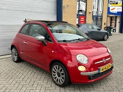 Fiat 500 C - 1.2 Rock, cabriolet, apk, nap, airco, lichtmetaal, automaat, leder, inruil mogelijk