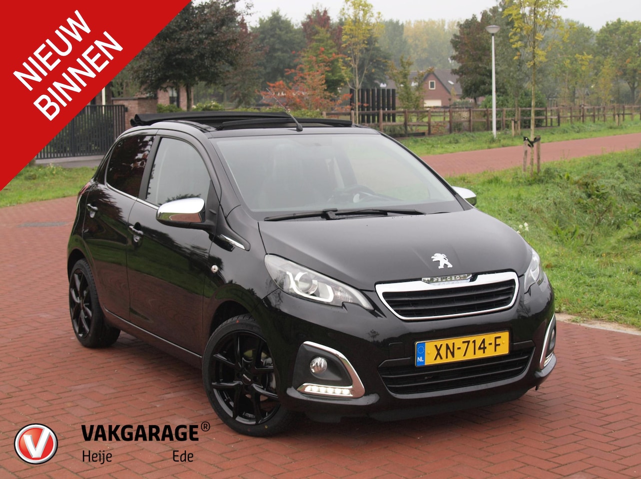 Peugeot 108 - 1.0 e-VTi Allure TOP! | Elektrisch vouwdak | Automaat | Bluetooth | Airco | 5-deurs | - AutoWereld.nl