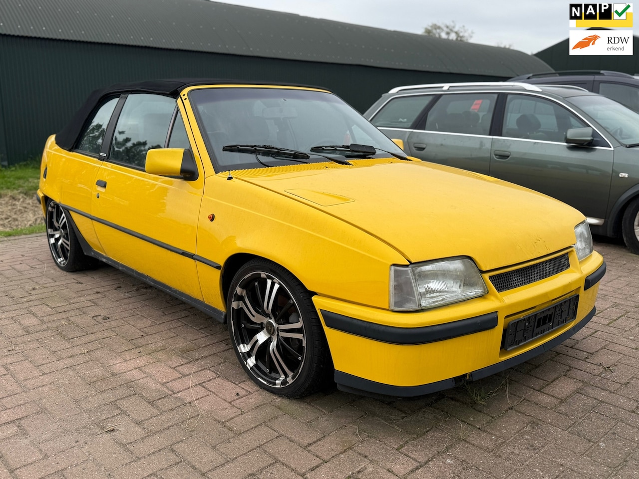 Opel Kadett - 2.0i GSi | knal gele cabrio ! - AutoWereld.nl