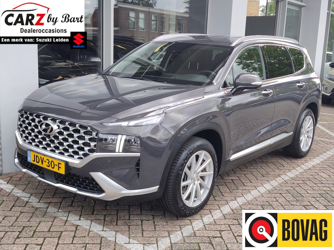 Hyundai Santa Fe - 1.6 T-GDI HEV PREMIUM 7P. AUTOMAAT Leder | Stoelventilatie | Memory Seats | Adaptive Cruis - AutoWereld.nl