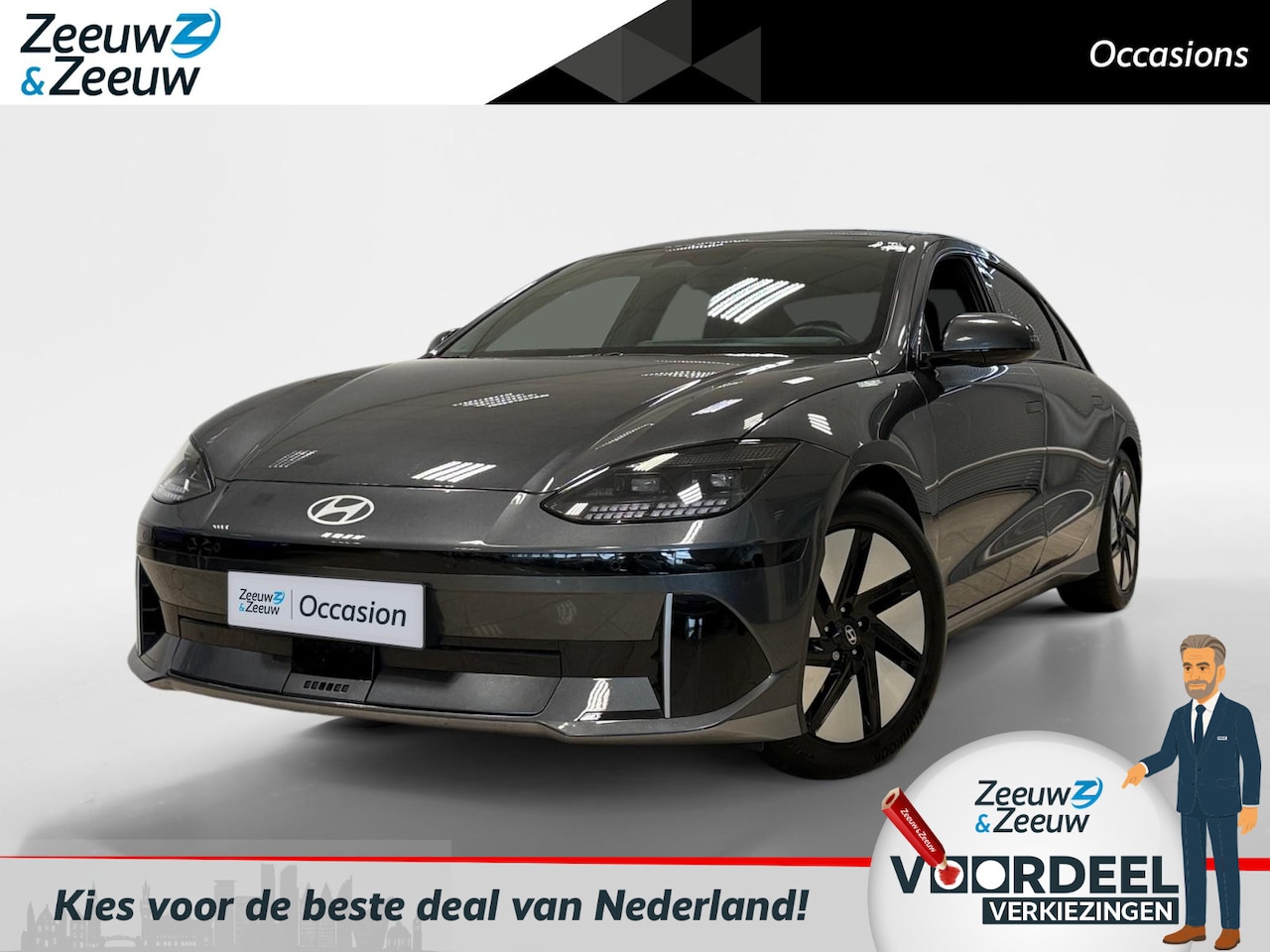 Hyundai IONIQ 6 - CONNECT | 77.4 KWH | NL-AUTO | DEALERONDERHOUDEN | - AutoWereld.nl