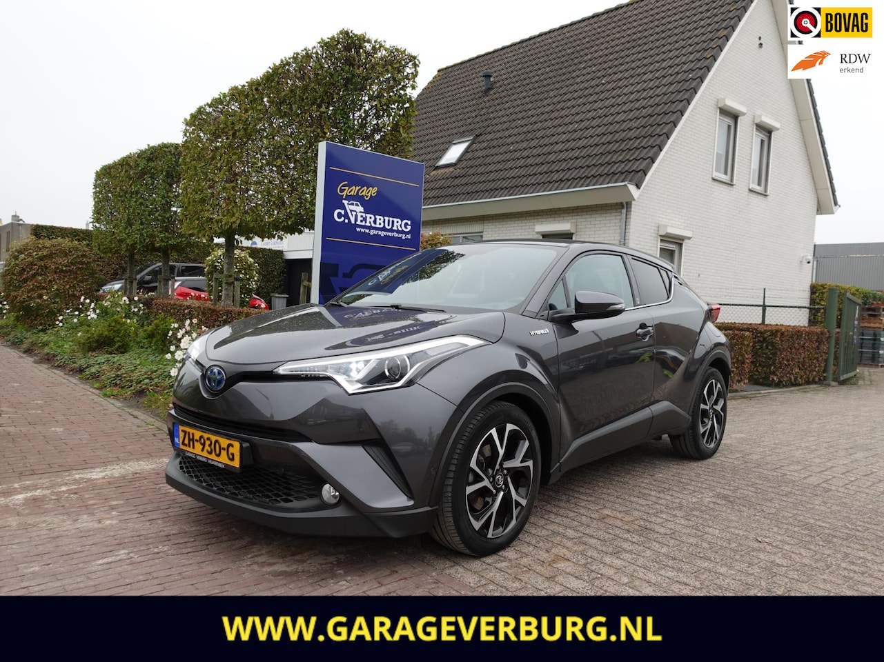 Toyota C-HR - 1.8 Hybrid Style (Keyless,Navigatie,Camera,Stoel+stoelverwarming,Trekhaak,Cruise) - AutoWereld.nl