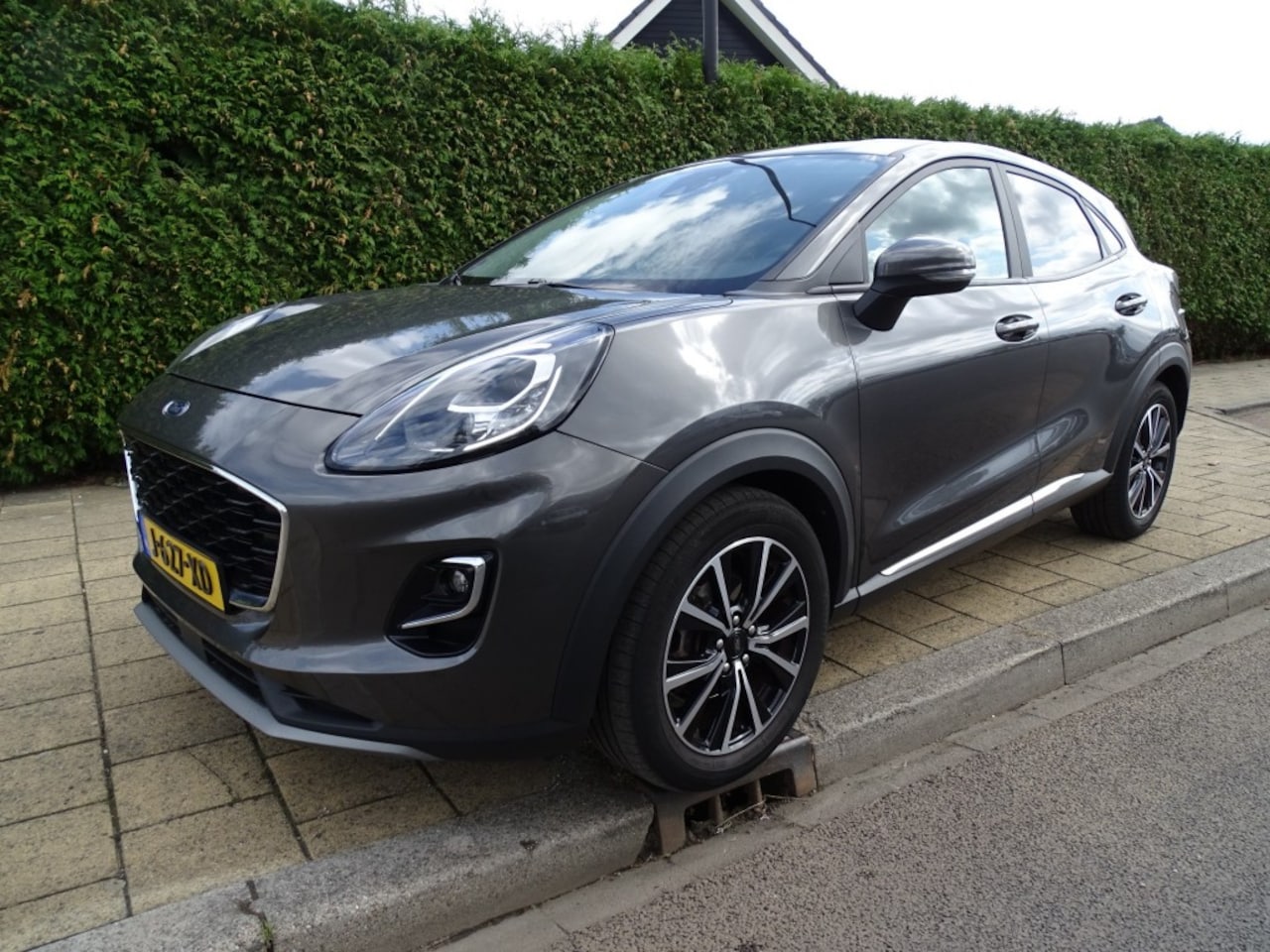 Ford Puma - 1.0 EB HYB. TITANIUM-Trkh-Carplay-Navi-Blth-Clima-Led - AutoWereld.nl