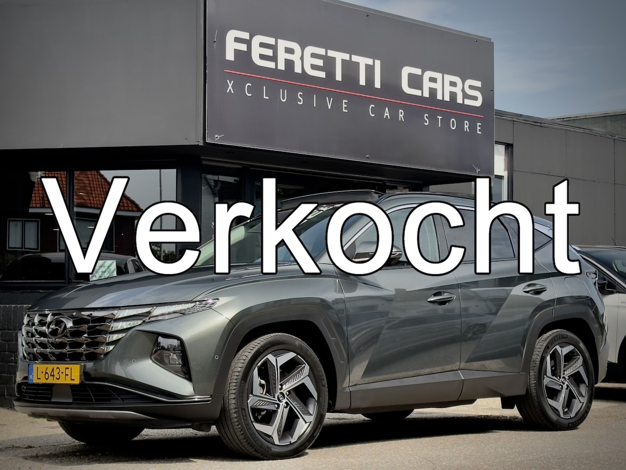 Hyundai Tucson - 1.6 T-GDI AUT6 HEV PREMIUM SKY 180PK PANODAK LEDER NAVI CAMERA APPLE-CARPLAY LED LMV PDC - AutoWereld.nl