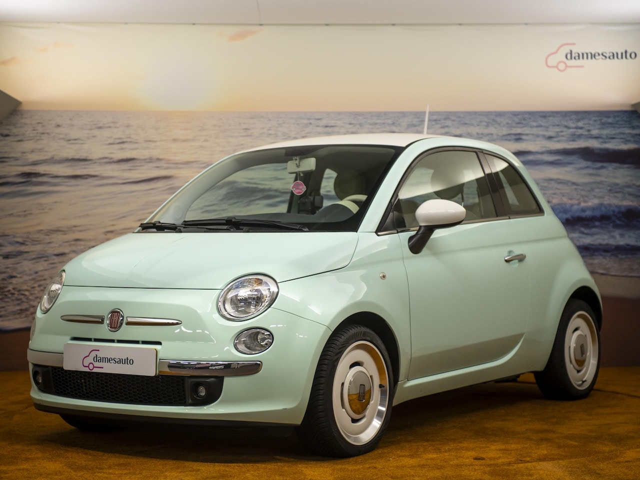 Fiat 500 - 0.9 TwinAir Turbo Vintage '57 met lederen bekleding! Uniek. - AutoWereld.nl